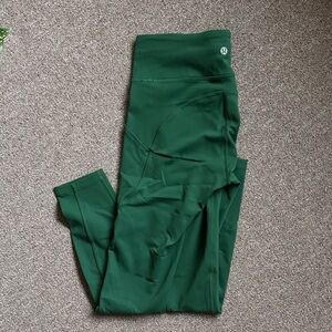 Lululemon Invigorate Leggings - evergreen